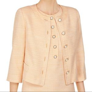 NWT YELLOW LAGERFELD PARIS SM BUTTONED JACKET